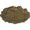 Ekena Millwork Plymouth Ceiling Medallion (Fits Canopies up to 1 5/8"), 16 3/4"OD x 1 3/8"P, Mississippi Mud CM16PLMMF - alternate 2